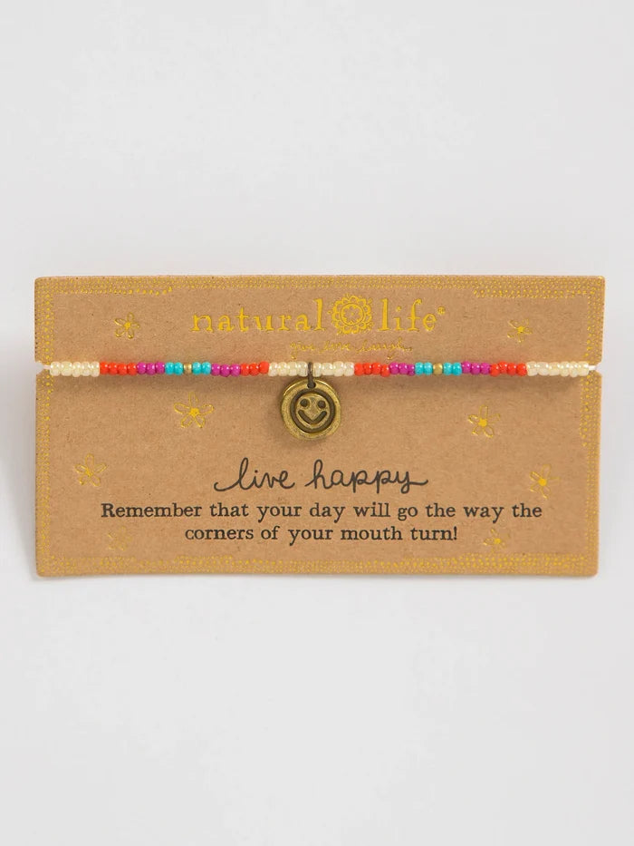 "Live Happy" Giving Bracelet