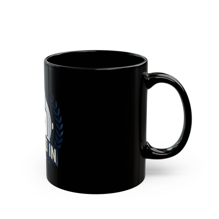 Locked In Black Mug — 'Locked In' 11oz & 15oz Coffee Cup
