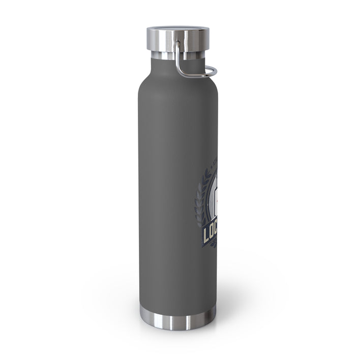 Locked In Logo 22oz Copper Vacuum Insulated Bottle