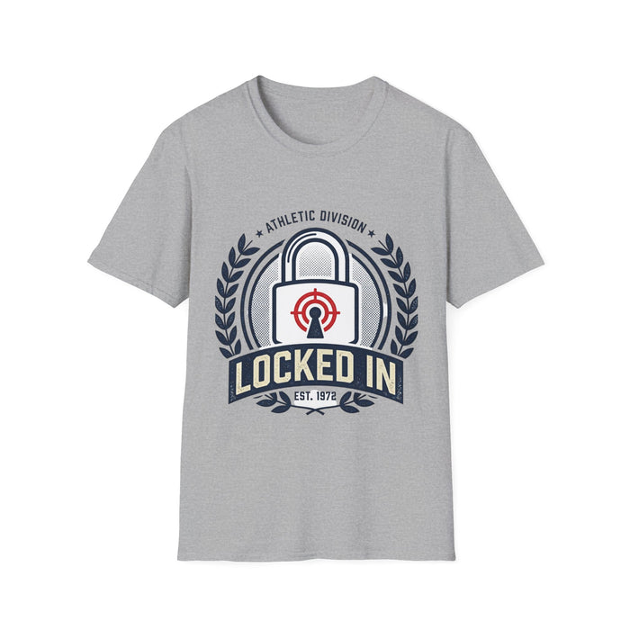 Locked In T-Shirt — Motivational 'Locked In' Graphic Tee
