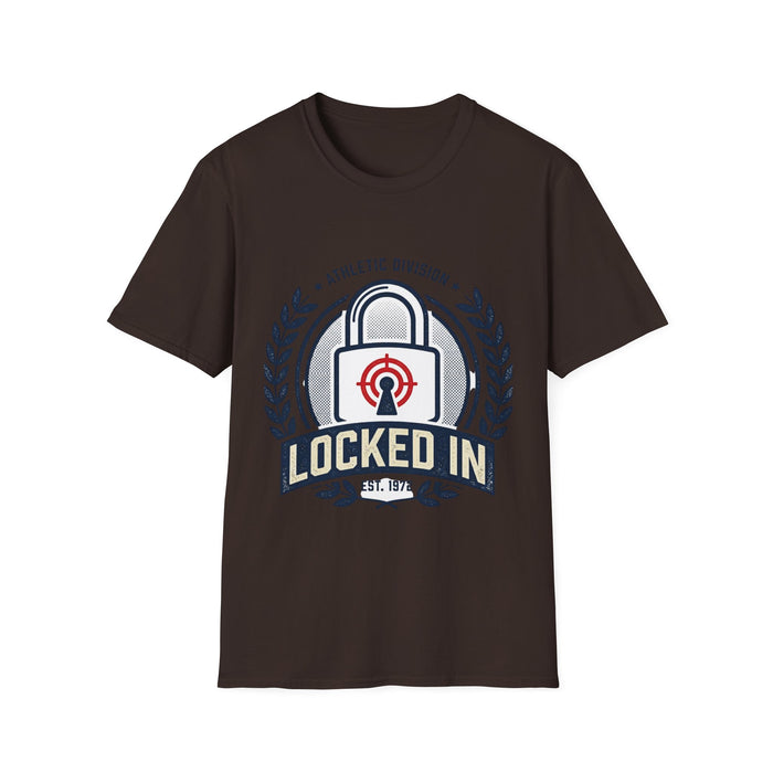 Locked In T-Shirt — Motivational 'Locked In' Graphic Tee