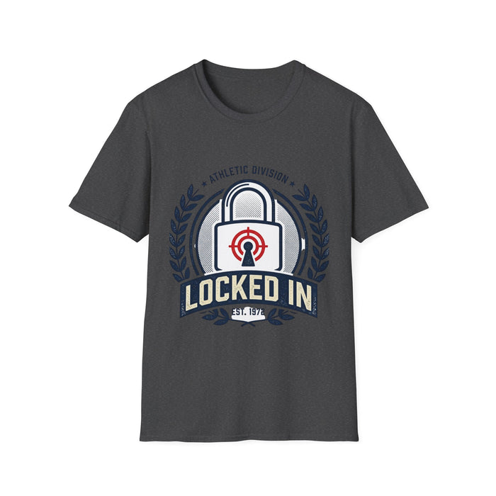 Locked In T-Shirt — Motivational 'Locked In' Graphic Tee
