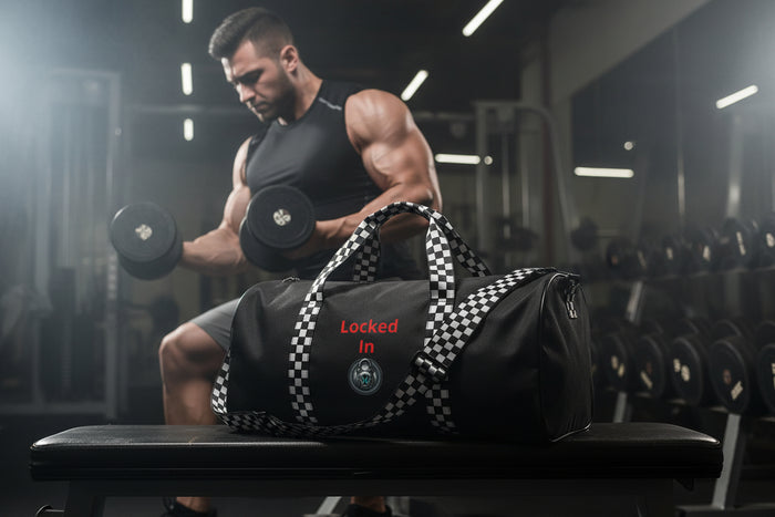 Locked In Tripper Duffel Bag — 'Locked In' Travel & Gym Duffel