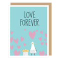 "Love Forever" Seagull Valentine's Day Card