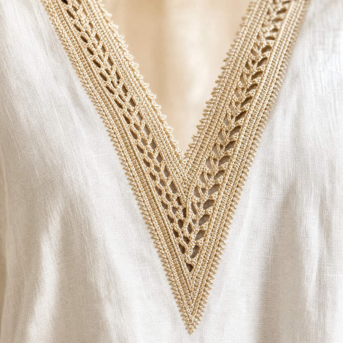 Lunavia – Crochet V-Neck Set