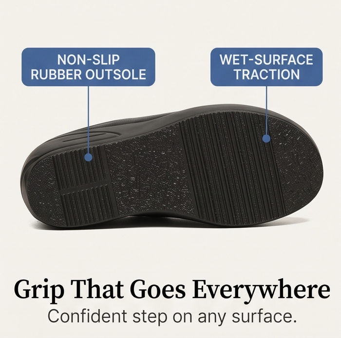 Luneva – Cushioned Wedge Sandals for Wide Feet