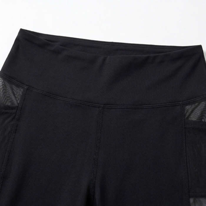 Luxefit – High Waisted Mesh Leggings with Hidden Pocket