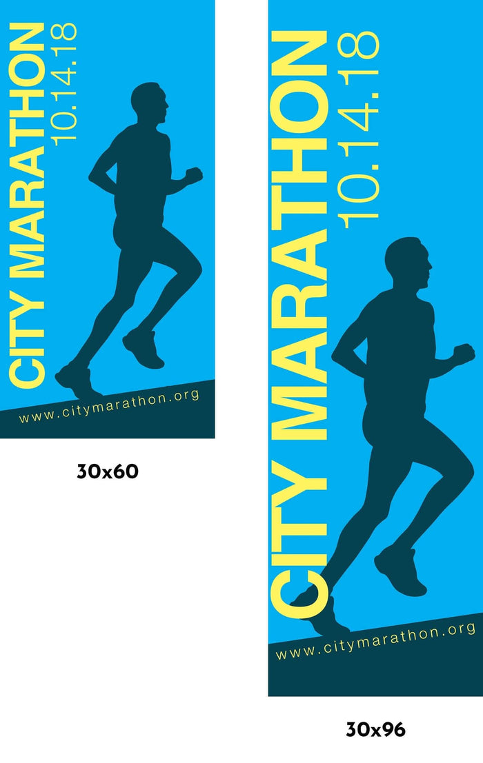 Marathon Single Vinyl Banner Dekra-Lite