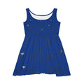 Midnight Blue Starburst Skater Dress