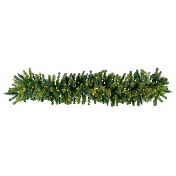 Mixed Foliage Garland 10' Sections Dekra-Lite