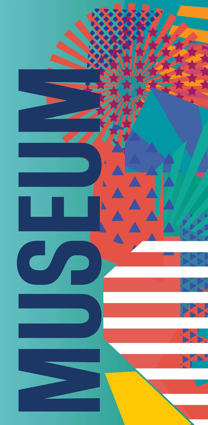 Modern Art Musuem - Blue Single Vinyl Banner Dekra-Lite
