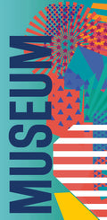 Modern Art Musuem - Blue Single Vinyl Banner Dekra-Lite