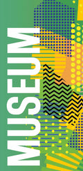 Modern Art Musuem - Green Single Vinyl Banner Dekra-Lite