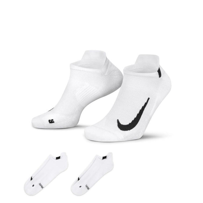 Nike Multiplier Running No-Show Socks (2 Pairs)