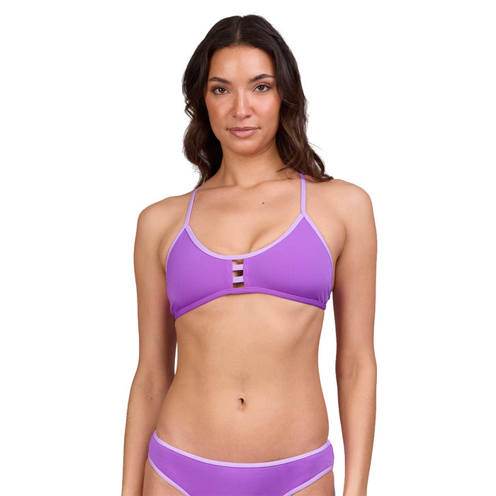 Noemi Bikini Top elderberry contrast front
