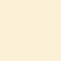 Benjamin Moore Color OC-103 Antique White wet, dry color sample.