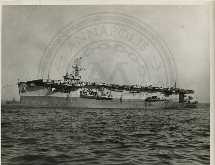 Official Navy Photo of WWII era USS Croatan (CVE-25) Aircraft Carrier - Annapolis Maritime Antiques