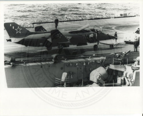 Official U.S. Navy photo of Soviet aircraft - Annapolis Maritime Antiques