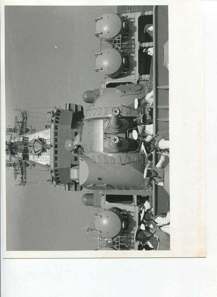 Official U.S. Navy photo of Soviet warship - Annapolis Maritime Antiques