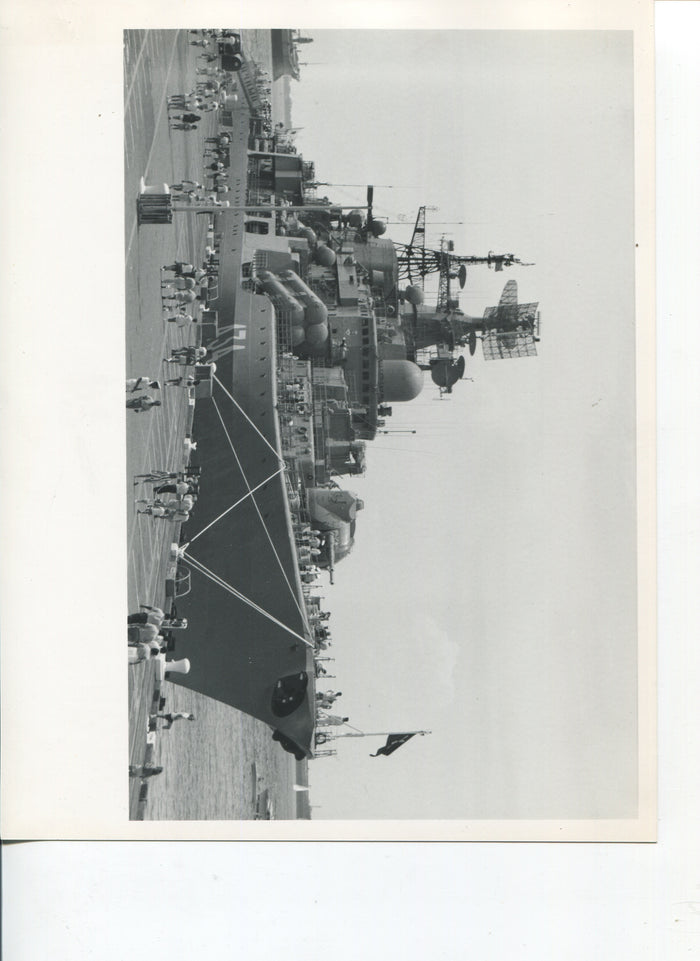Official U.S. Navy photo of Soviet warship - Annapolis Maritime Antiques