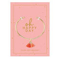 "Oh Happy Day" Tassel Cuff Bracelet