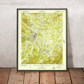 Old Map of Hendersonville, North Carolina, 1946 by USGS – Flat Rock, Laurel Park & Lake Osceola