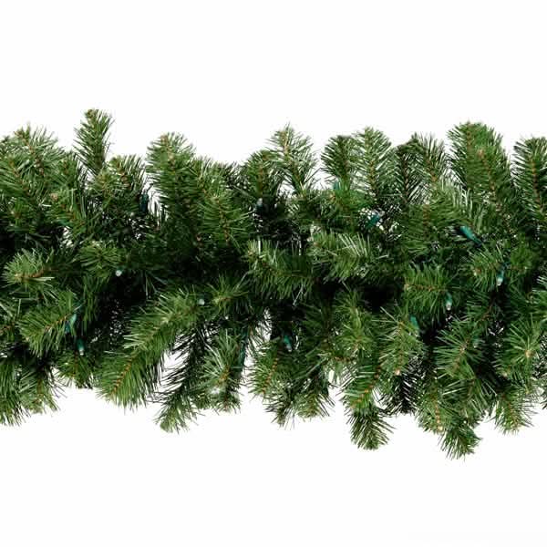 Olympia Pine Garland 9' Sections Dekra-Lite