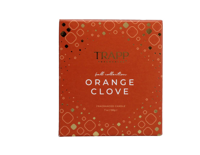 Orange Clove 7oz Candle Trapp Fragrances : Juicy Orange, Cinnamon, Freshly Ground Clove