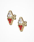Orecchini in argento Infinity con zirconi