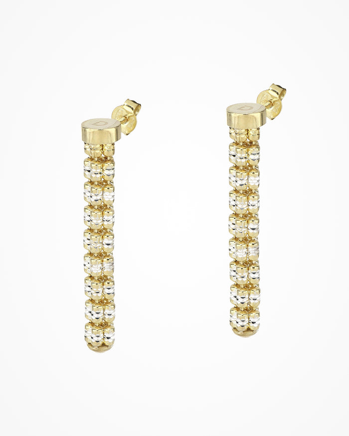 Orecchini in argento Infinity Round