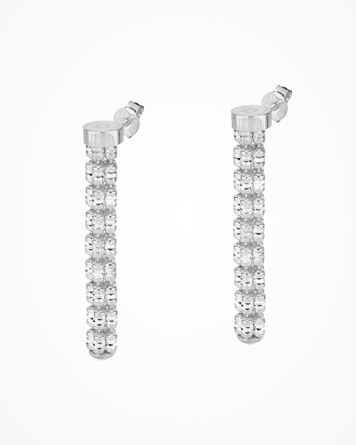 Orecchini in argento Infinity Round