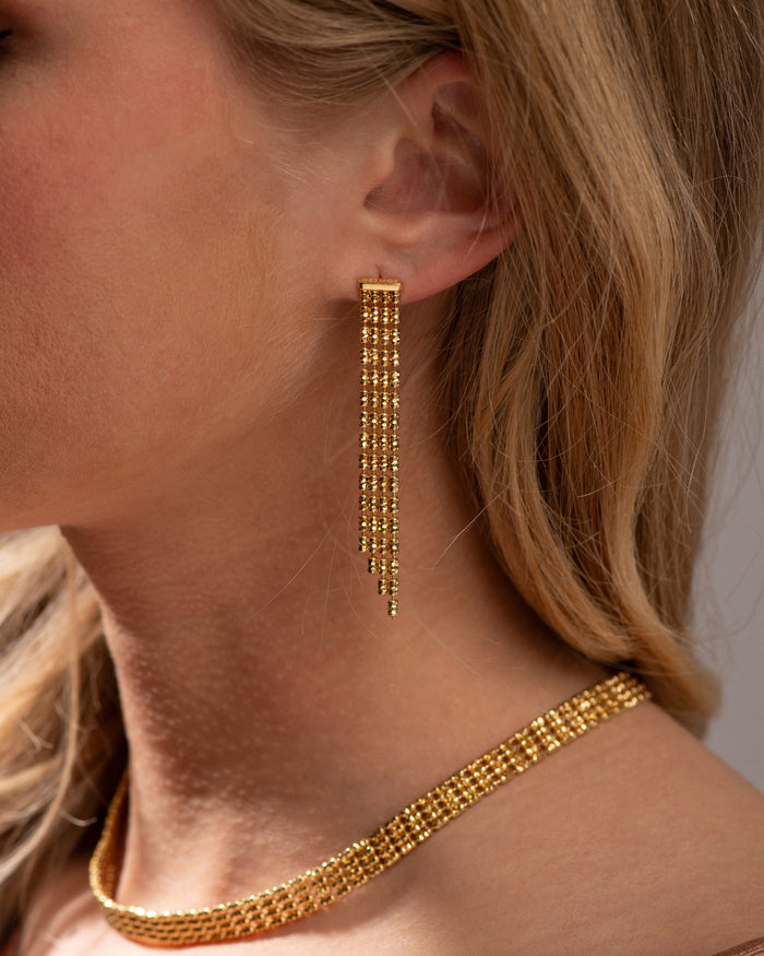 Orecchini in argento Infinity