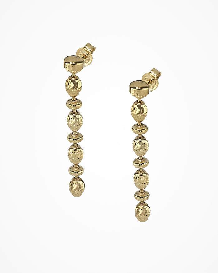 Orecchini in argento Saturno