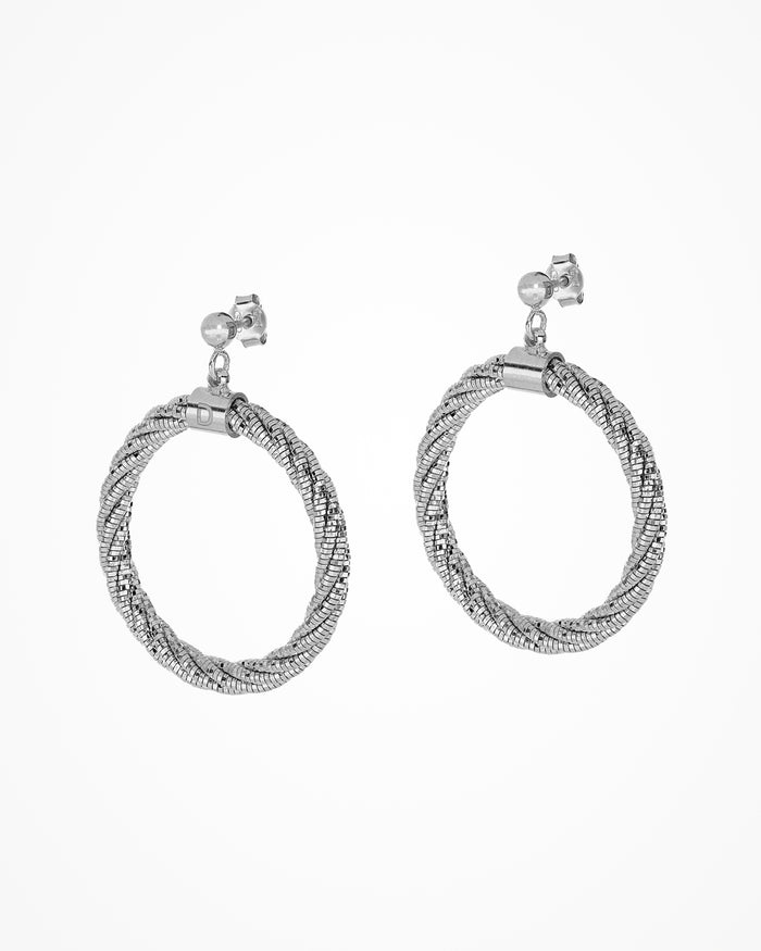 Orecchini in argento Spring Twist