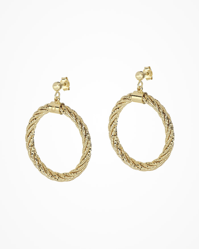 Orecchini in argento Spring Twist