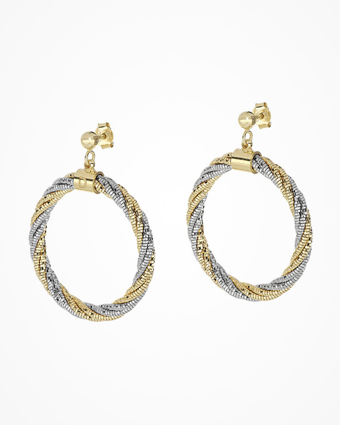 Orecchini in argento Spring Twist