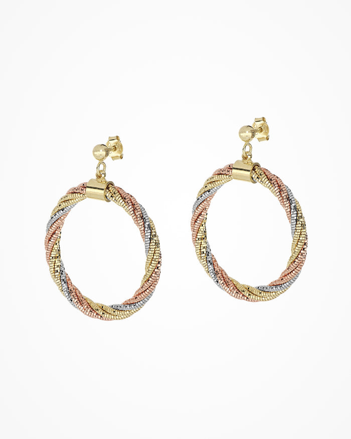 Orecchini in argento Spring Twist