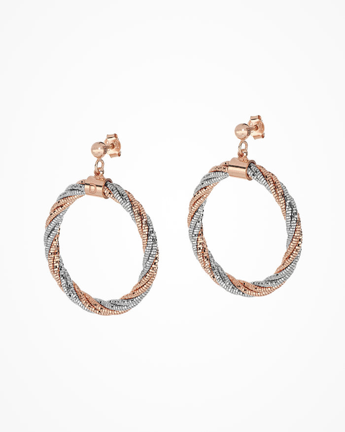 Orecchini in argento Spring Twist