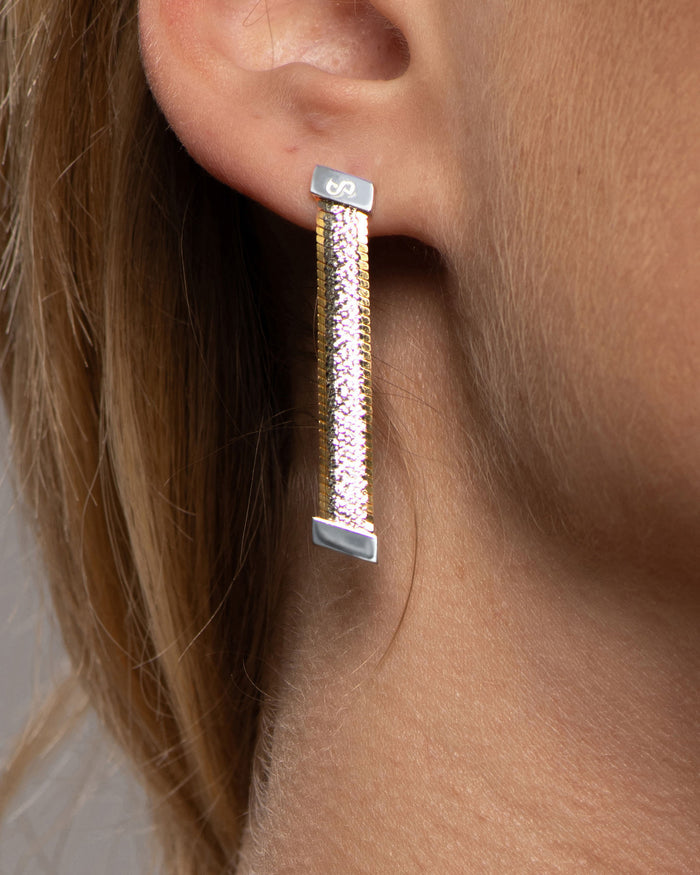 Orecchini in argento Wonder Pave