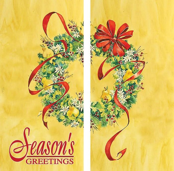 Pear Wreath Double Vinyl Banner Set Dekra-Lite