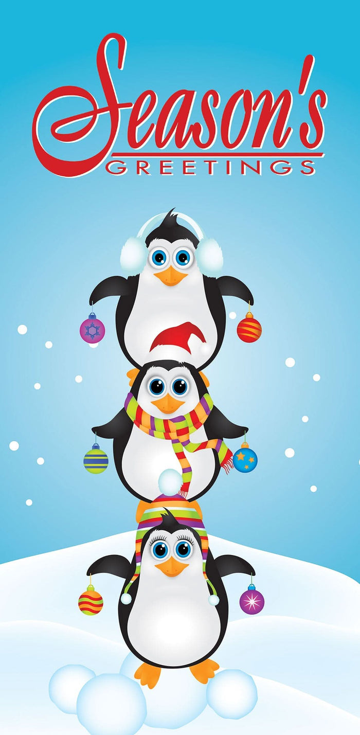 Penguins Single Vinyl Banner Dekra-Lite
