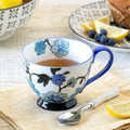 Periwinkle Vine Collection Blue Floral Tea Cup Parkhill