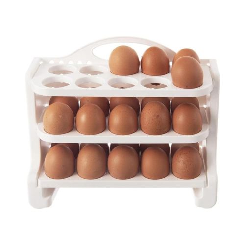 egg organizer BPA-free plastic  front view
