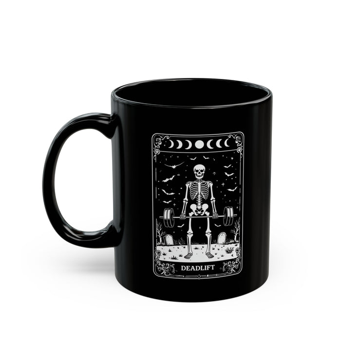 Power-Up Deadlift Skeleton Mug