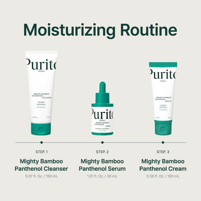 PURITO Mighty Bamboo Panthenol Serum | Soothing Hydration Serum