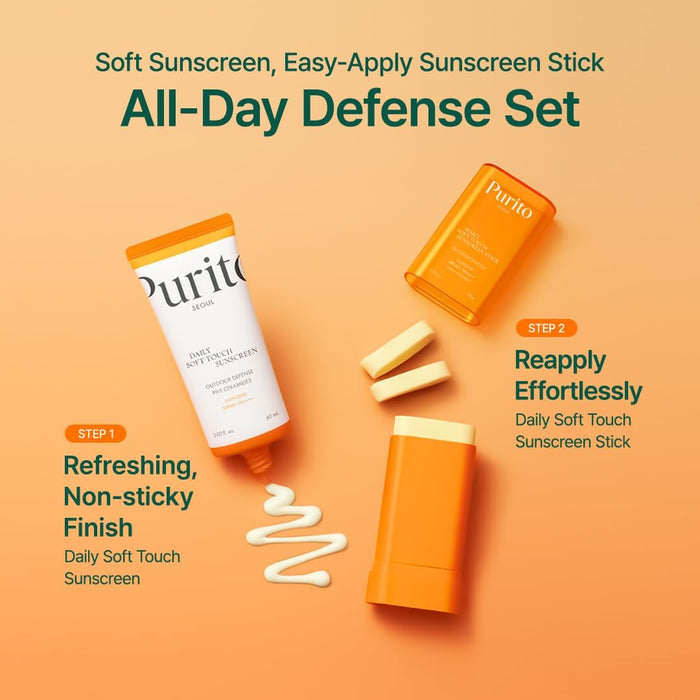 PURITO SEOUL Daily Soft Touch Sunstick 20g | Portable UV Protection Stick
