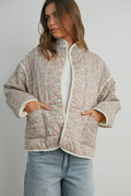 Quilted Floral Jacket