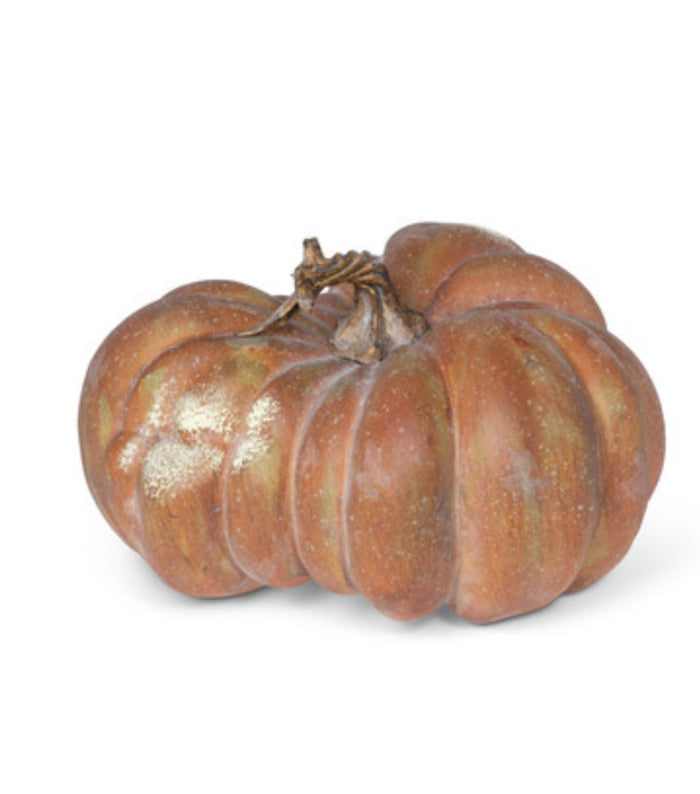 Realistic Large Faux Pretty Mama Pumpkin 14”Dia