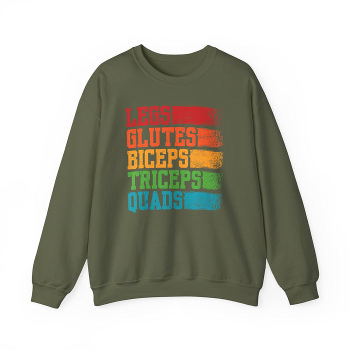 Retro Lift Rainbow Crewneck