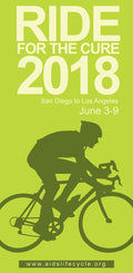 Ride For The Cure Single Vinyl Banner Dekra-Lite